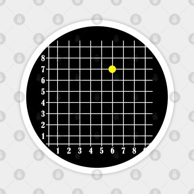 Coordinate (6,7) Funny Math Teacher 67 Math Lover Science Magnet by shirtlux